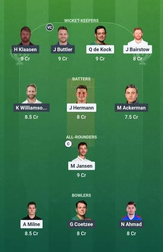 SEC vs DSG Dream11 Prediction, Dream11 Playing XI, Today Match 21, SA20 2025-26