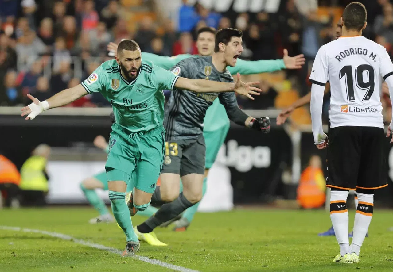 Karim Benzema / real madrid /laliga