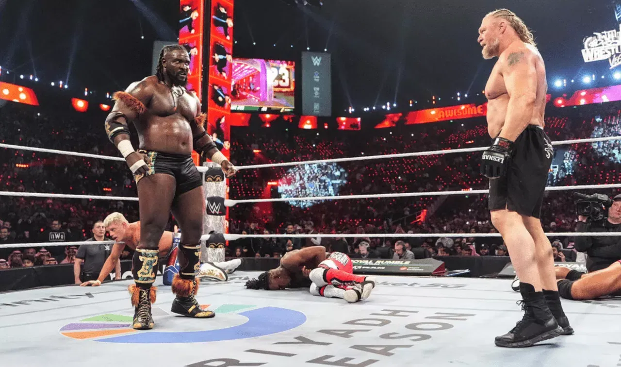 WWE Royal Rumble 2026 Brock Lesnar & Oba Femi