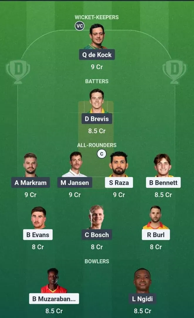 ZIM vs SA Dream11 Prediction, Dream11 Playing XI, Today Match 51, Super 8, ICC T20 World Cup 2026