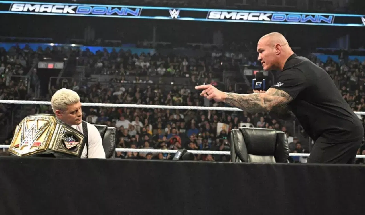 Cody Rhodes Randy Orton WWE SmackDown (2) WrestleMania