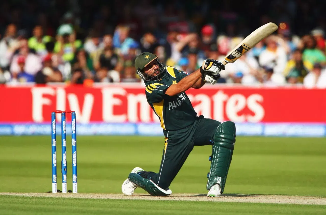 Shahid Afridi, most sixes in international cricket