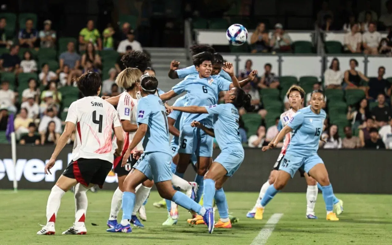 India vs Japan in the AFC Women's Asian Cup