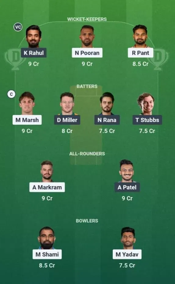 LSG vs DC Dream11 Prediction, Dream11 Playing XI, Today Match 5, IPL 2026