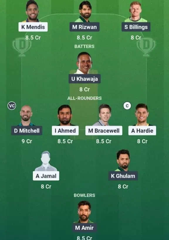 PES vs RAP Dream11 Prediction, Dream11 Playing XI, Today Match 3, PSL 2026