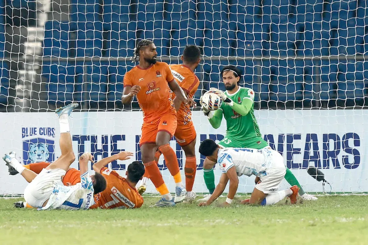 Punjab FC stalemate FC Goa at home with 10 men
