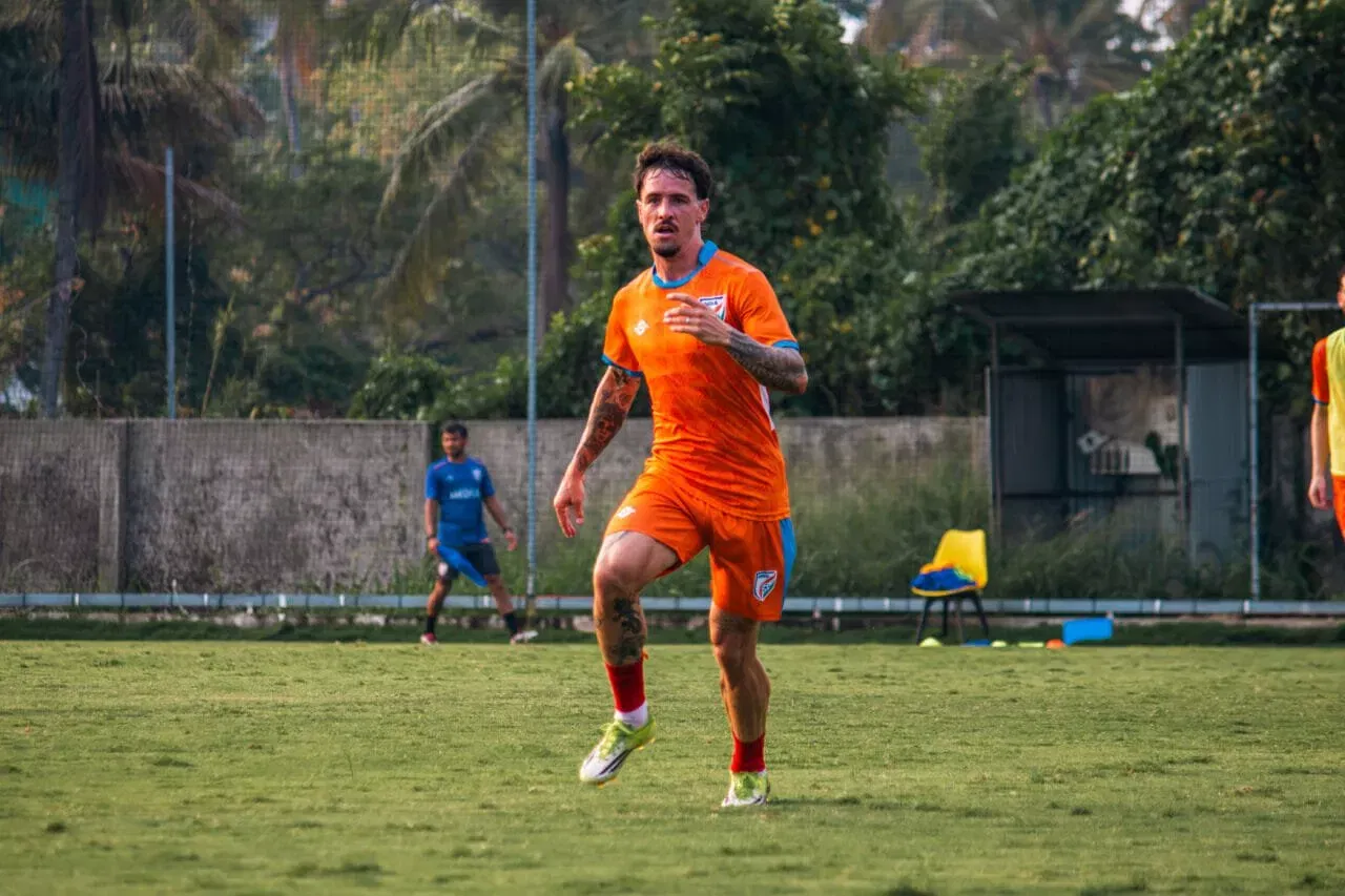 Ryan Williams in training for the Indian NT