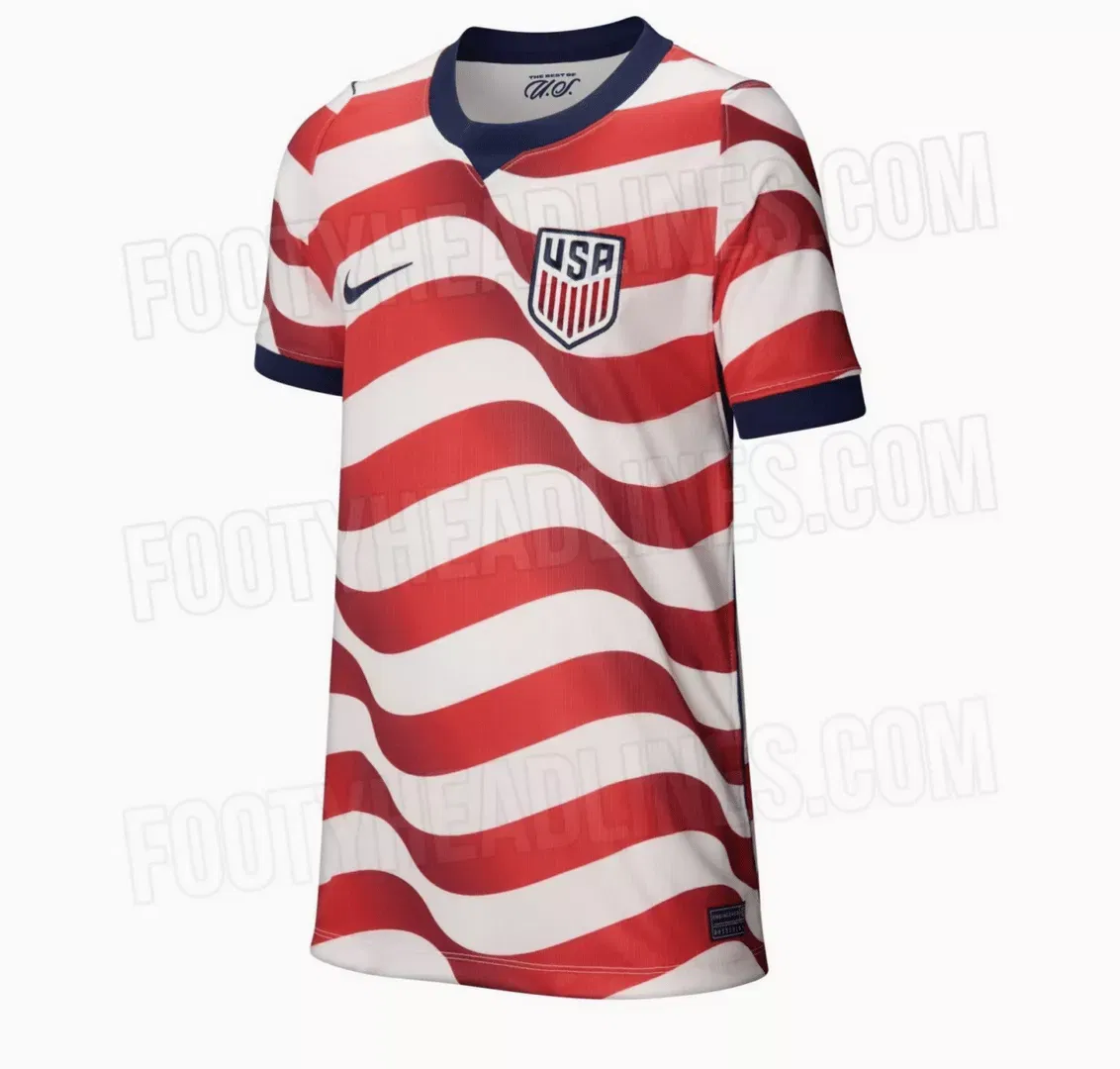 USA home & away kits for 2026 FIFA World Cup Leaked