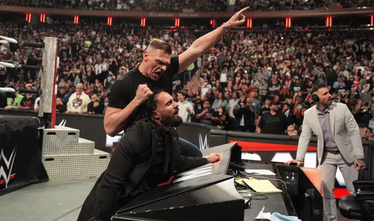 WWE Raw March 30, 2026 Gunther attacks Seth Rollins Bron Breakker