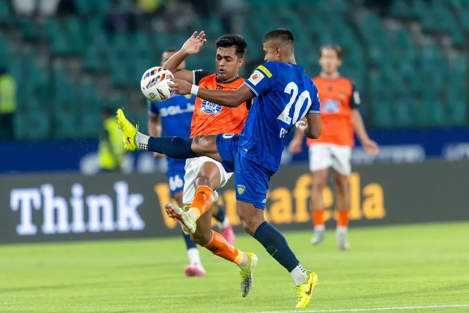 Inter Kashi edged past Chennaiyin FC with the help of Alfred Moya's brace