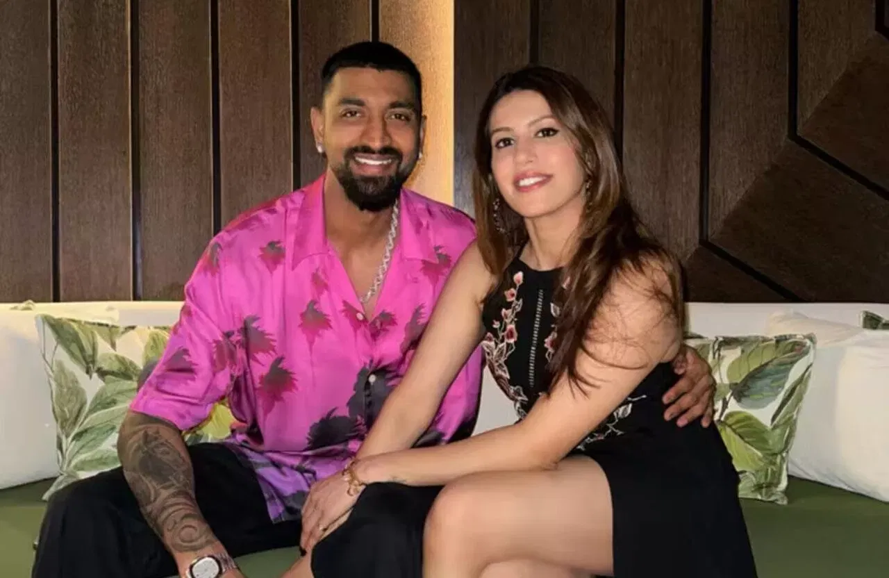 Krunal Pandya and Pankhuri Sharma, IPL