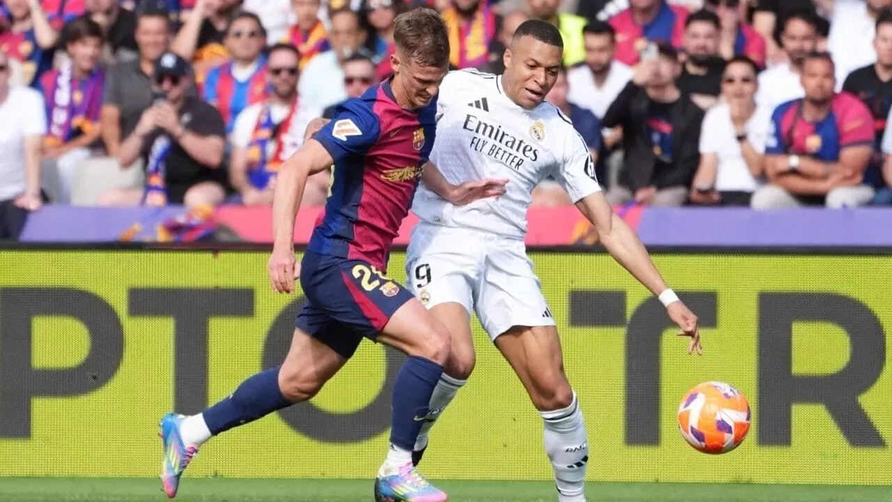 El Clásico between FC Barcelona and Real Madrid