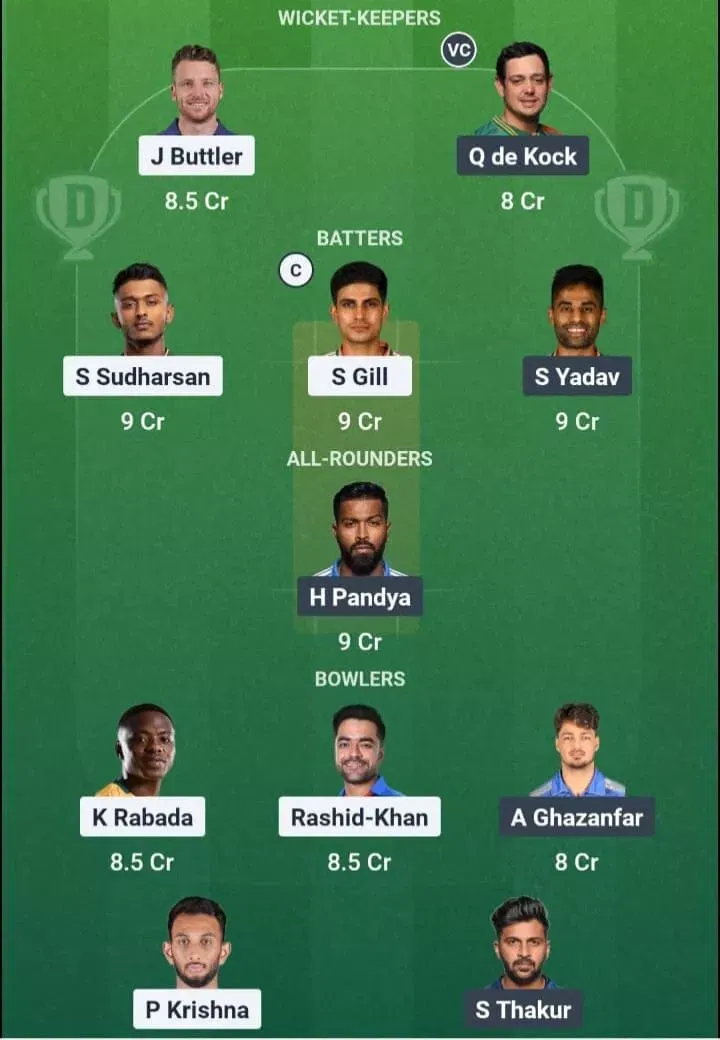 GT vs MI Dream11 Prediction, Dream11 Playing XI, Today Match 30, IPL 2026
