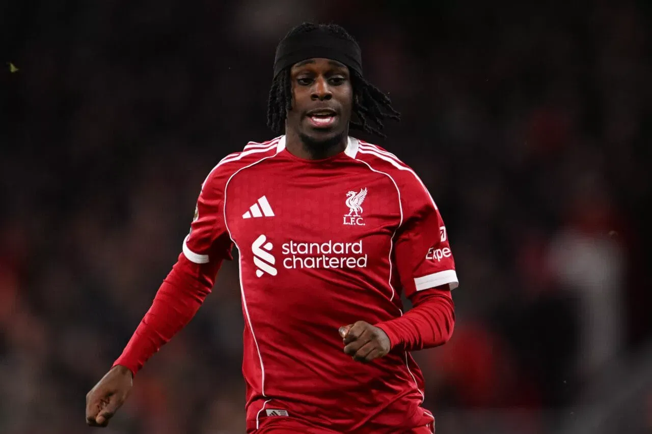 Jeremie Frimpong of Liverpool