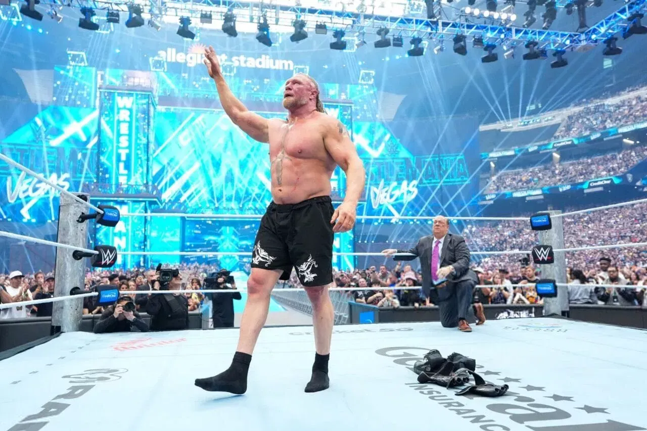 Brock Lesnar retires after loss to Oba Femi at WWE WrestleMania 42 Night 2