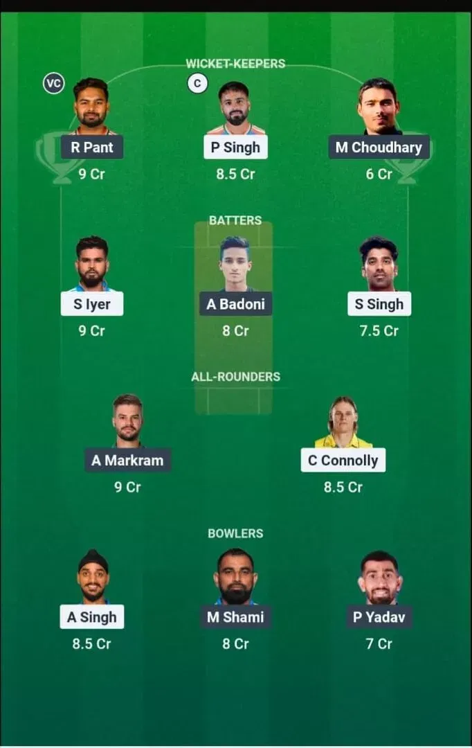 PBKS vs LSG Dream11 Prediction, Dream11 Playing XI, Today Match 29, IPL 2026