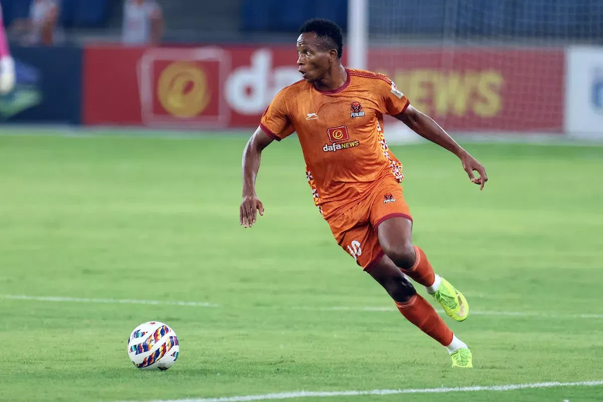 Bede Amarachi Osuji of Punjab FC in action