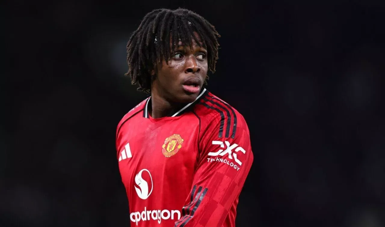 Patrick Dorgu of  Manchester United