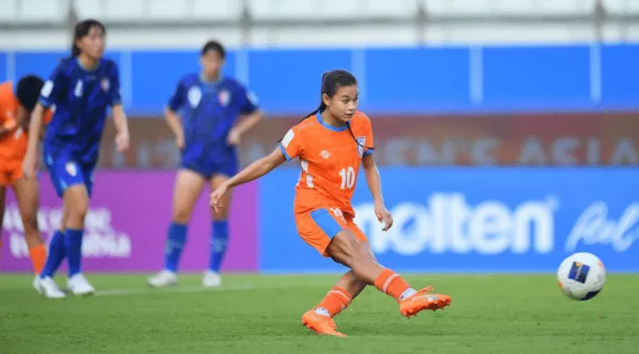 India outplays Chinese Taipei to secure their first win in AFC U-20 Women's Asian Cup 2026