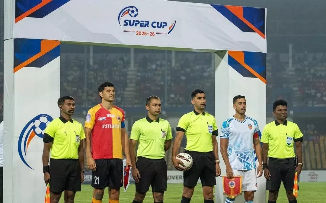 East Bengal FC Captain and FC Goa Captain ahead of Super Cup finals