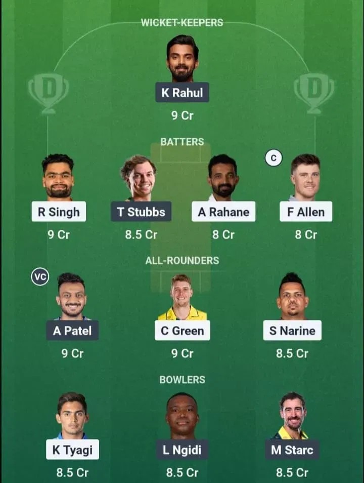 KKR vs DC Dream11 Prediction, Dream11 Playing XI, Today Match 70, IPL 2026