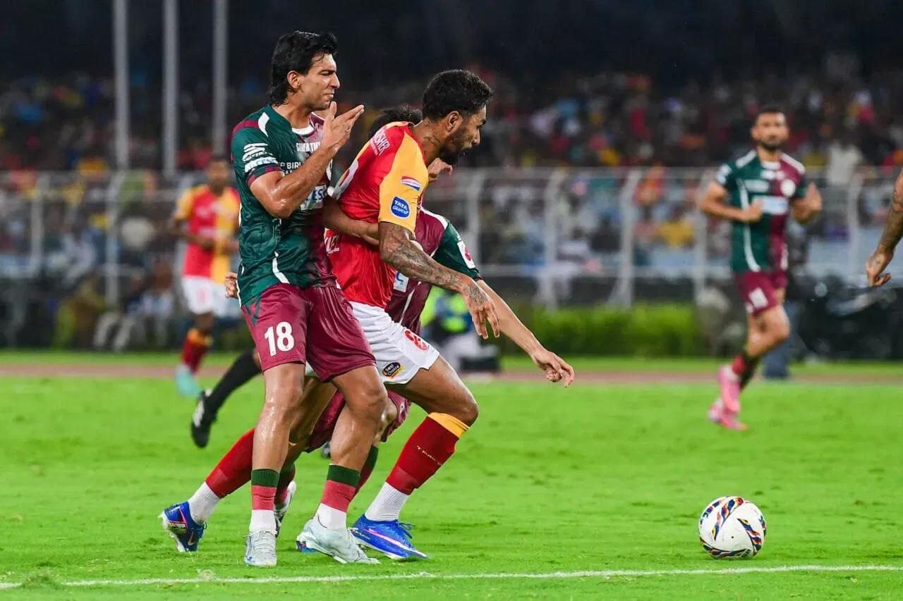 A thrilling Kolkata Derby between Mohun Bagan SG and East Bengal ends in a draw