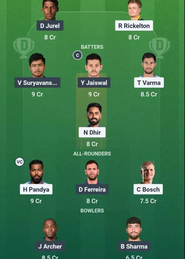 MI vs RR Dream11 Prediction, Dream11 Playing XI, Today Match 69, IPL 2026