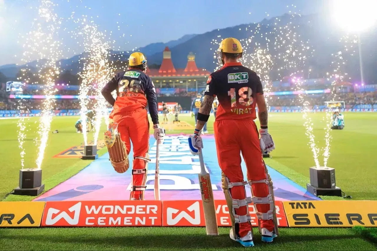 Virat Kohli and Venkatesh Iyer