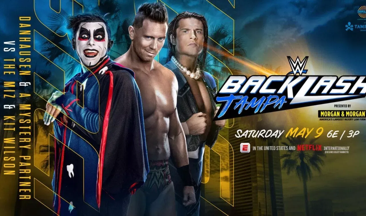 WWE Backlash 2026 Danhausen and vs. The Miz and Kit Wilson (1)