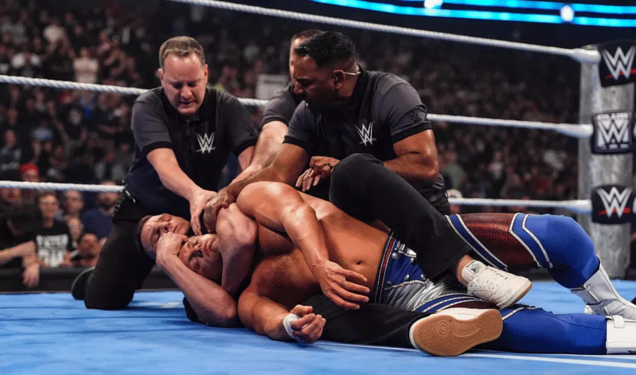 WWE SmackDown May 1, 2026 Gunther attacks Cody Rhodes
