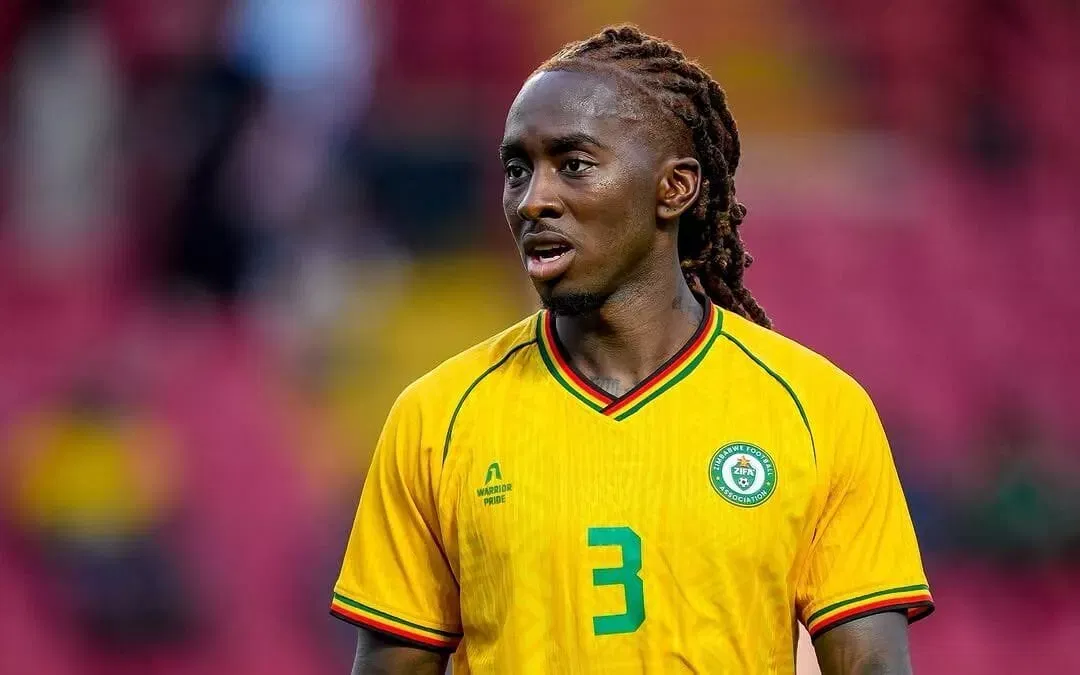Zimbabwe defender Jordan Zemura in action in Unity Cup 2026