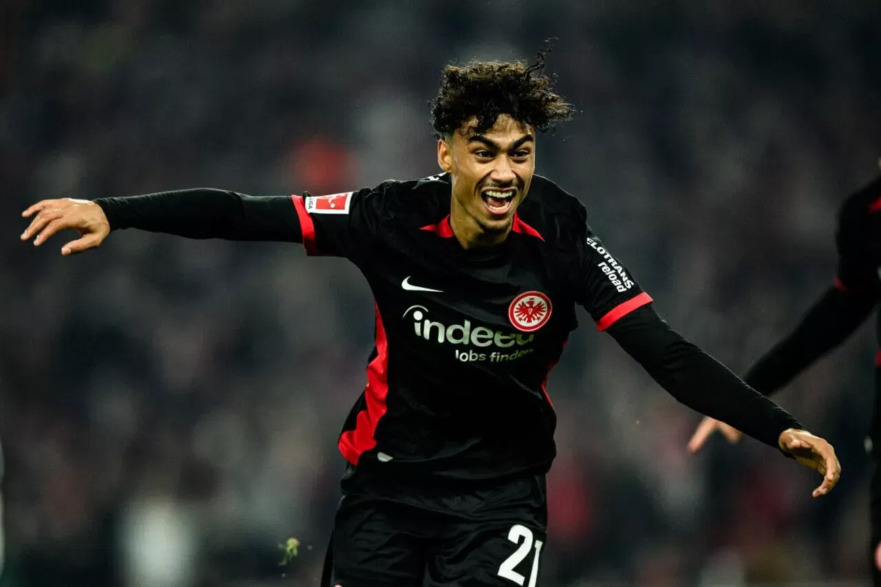 Nathaniel Brown of Eintracht Frankfurt