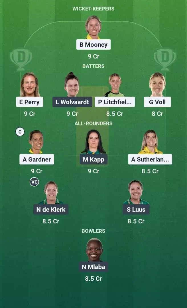 AUS-W vs SA-W Dream11 Prediction, Dream11 Playing XI, Today Match 3rd, ICC Women’s T20 World Cup 2026
