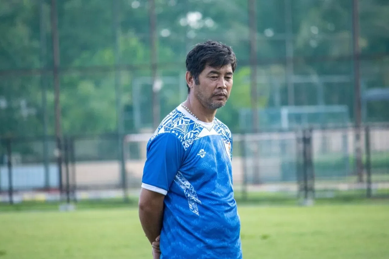 Crispin Chettri is in action