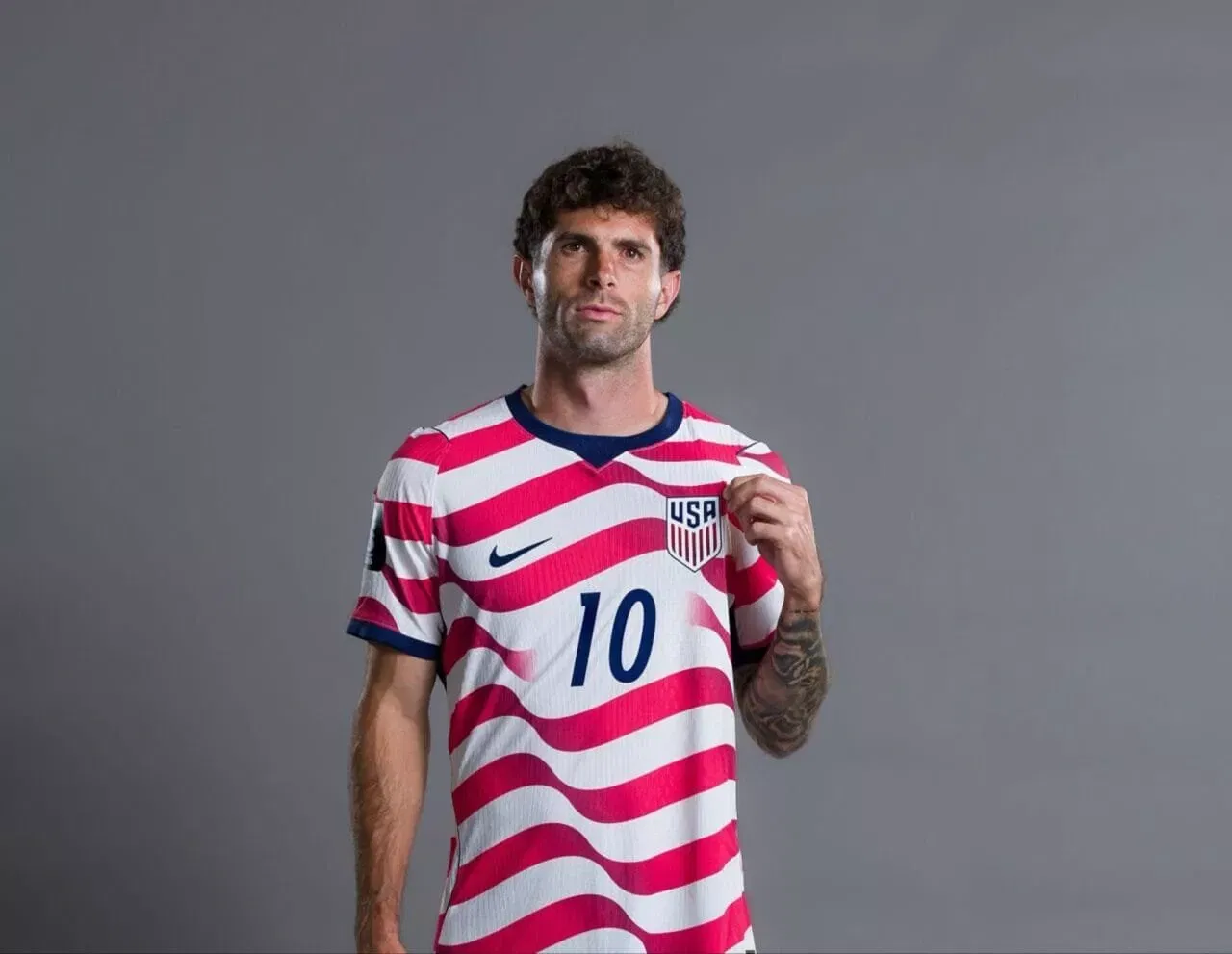 Christian Pulisic #10 of the United States USA FIFA World Cup