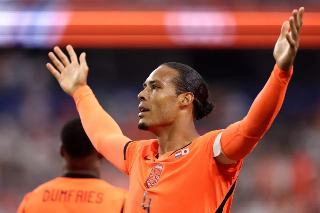 Virgil van Dijk #4 of Netherlands FIFA World Cup 2026