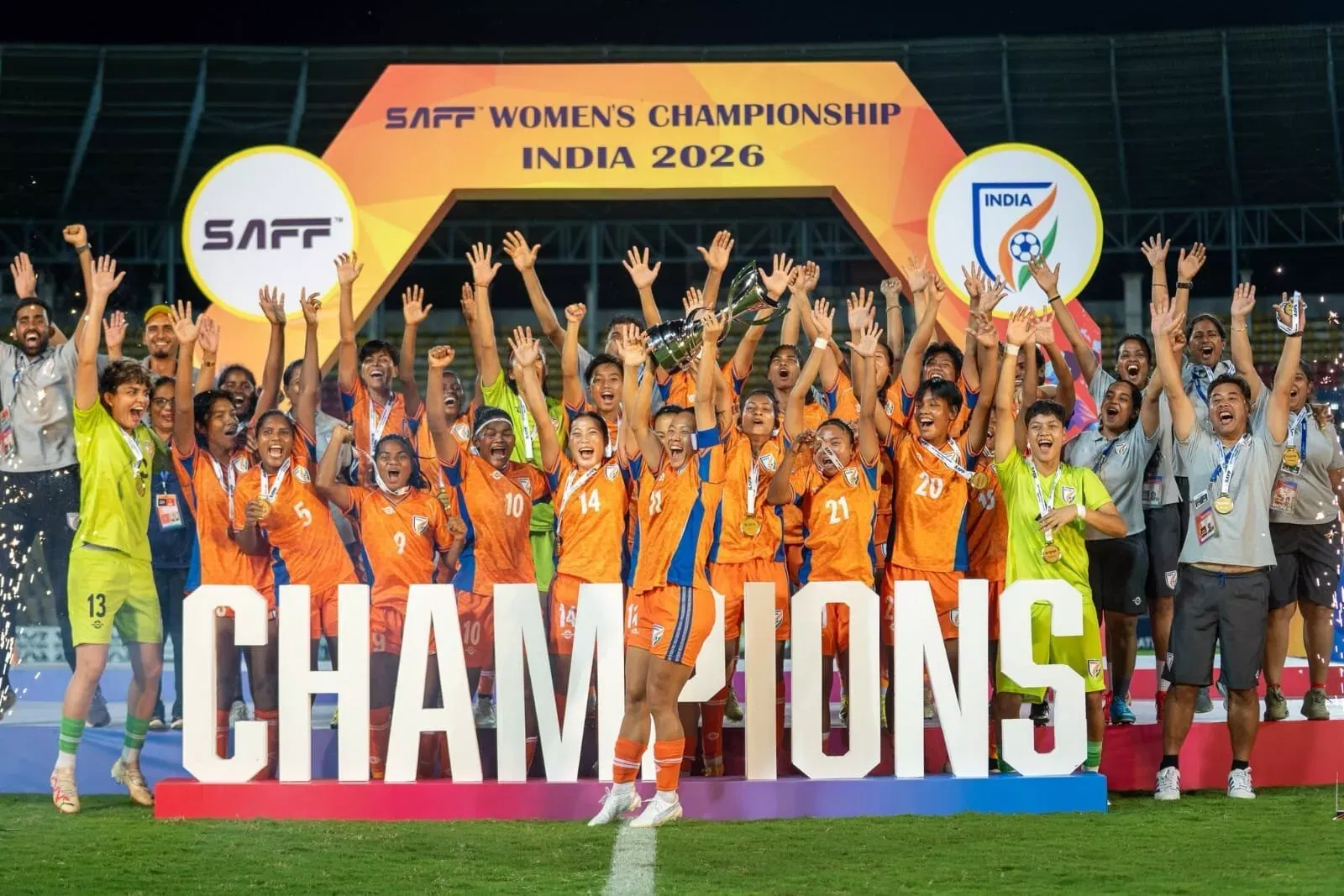 SAFF Women’s Championship: List of champions over the years