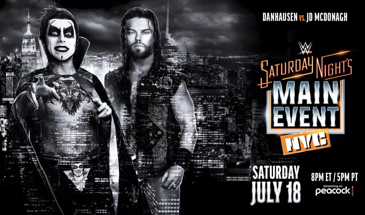 WWE Saturday Night's Main Event July 18, 26 Danhausen vs JD McDonagh