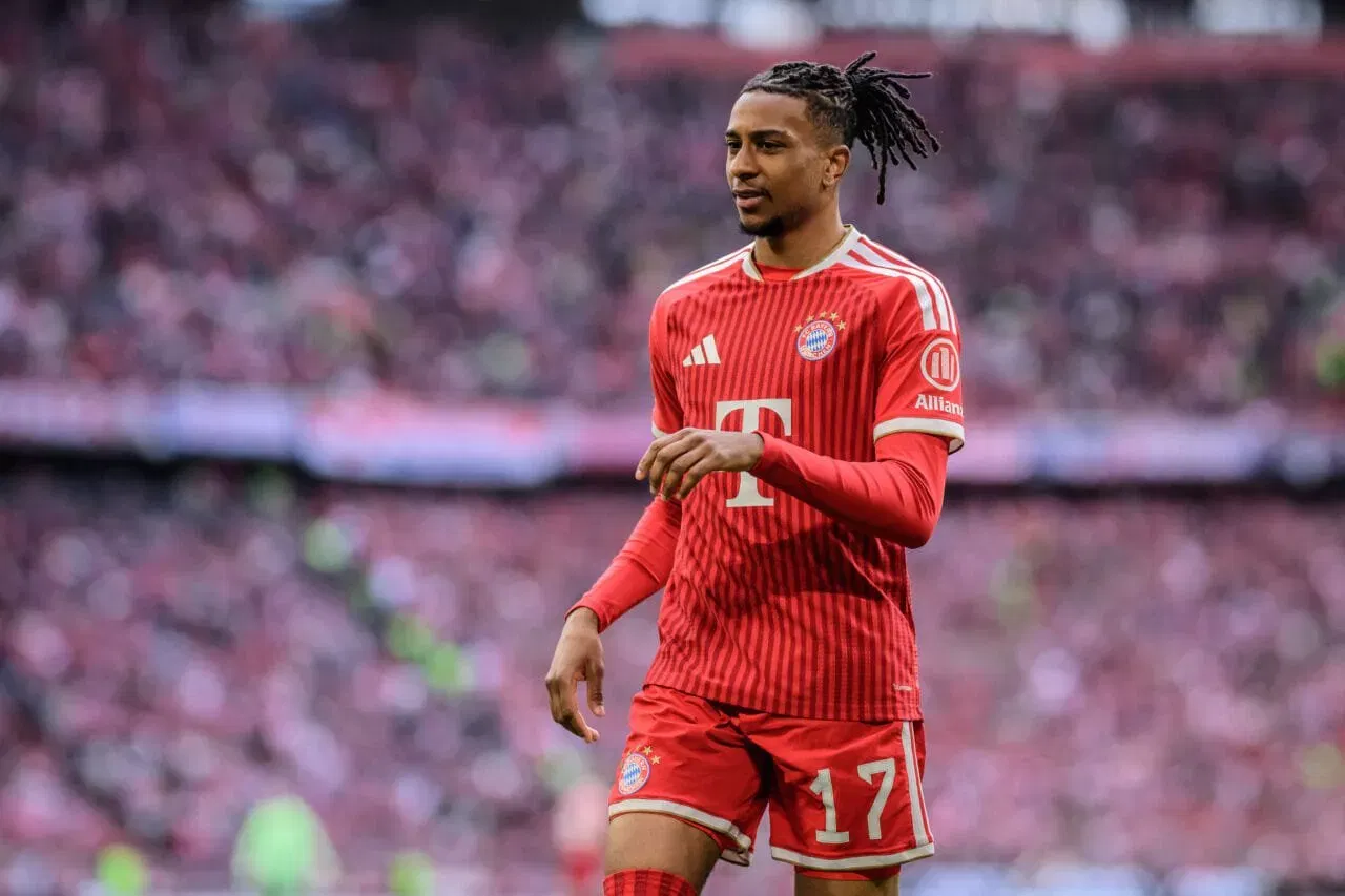 Michael Olise of FC Bayern Munich