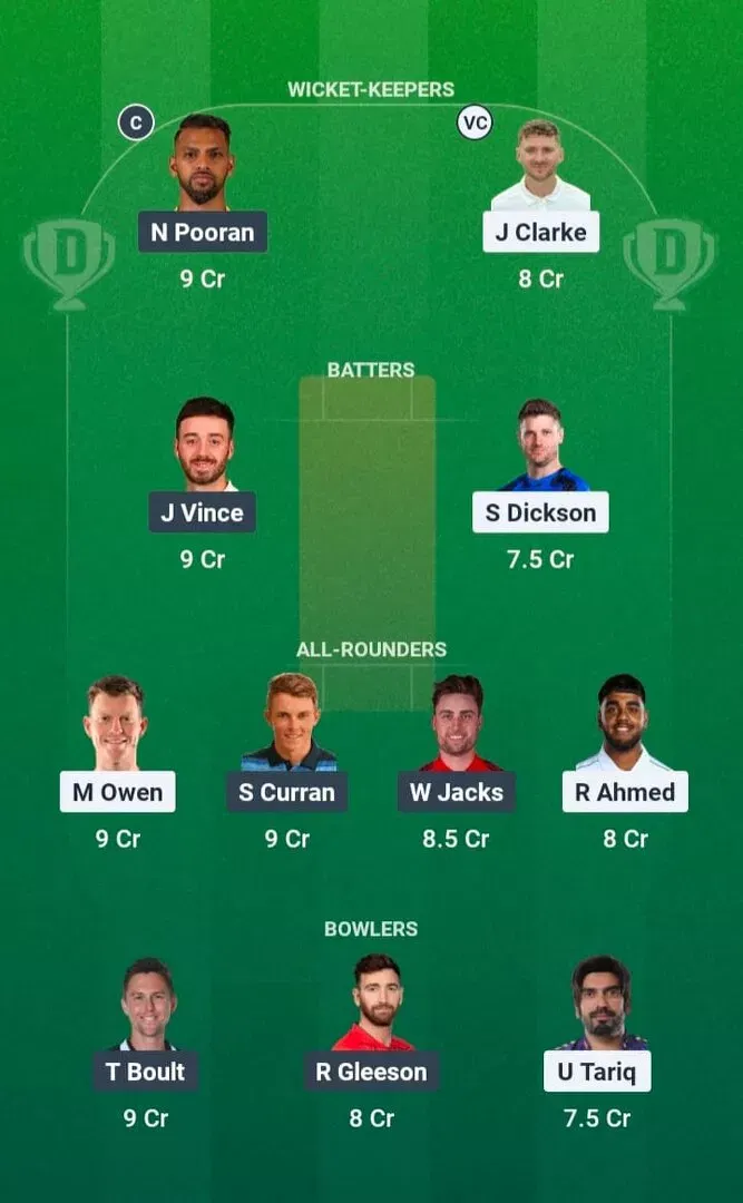BPH vs ML Dream11 Prediction, Dream11 Playing XI, Today Match 32, The Hundred Men’s 2026