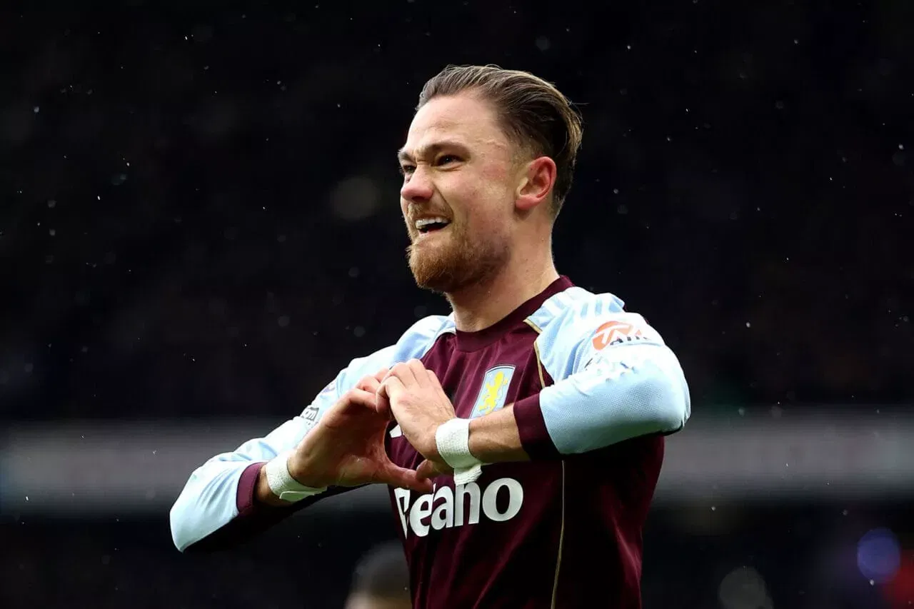 Matty Cash Aston Villa v Manchester City - Premier League
