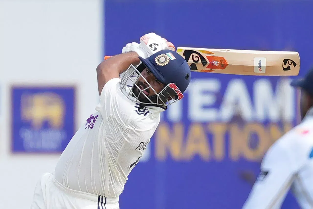 Rishabh Pant's performance in last 5 Test innings