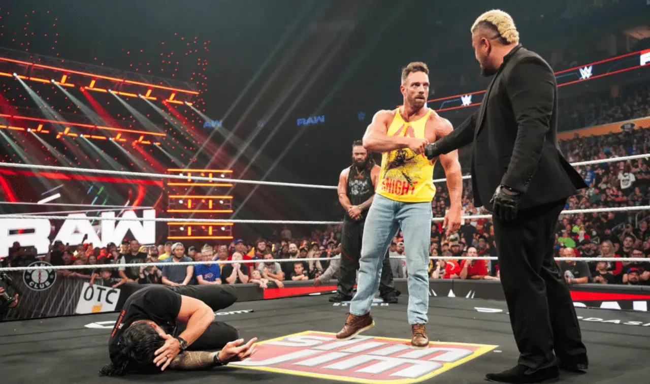 WWE Raw August 17, 26 Roman Reigns, Solo Sikoa & LA Knight