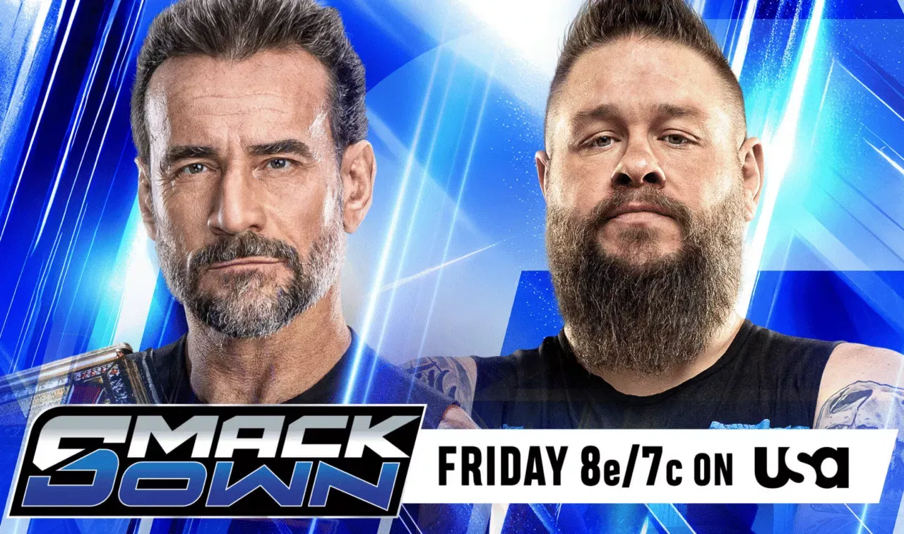 WWE SmackDown poster CM Punk & Kevin Owens