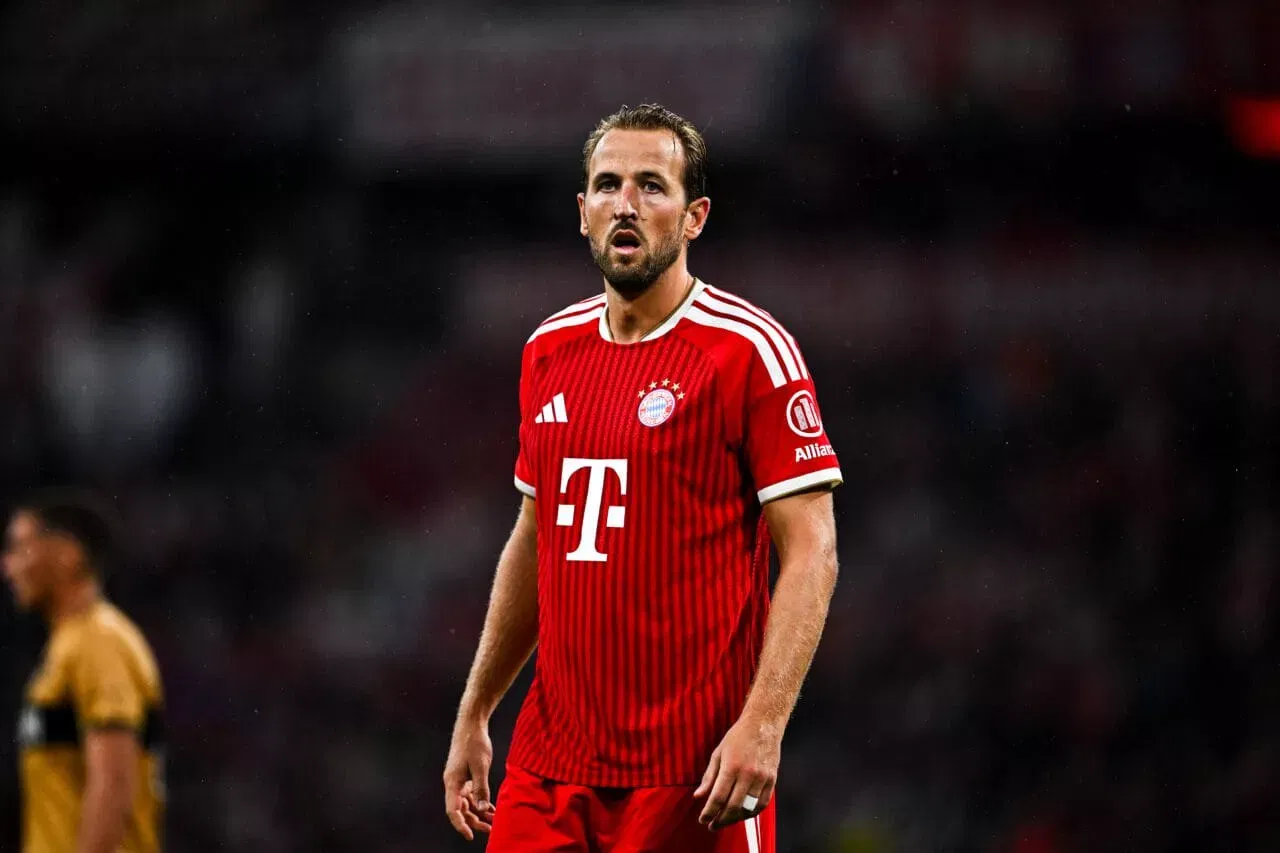 Harry Kane of FC Bayern Munich looks on (Courtesy: DFL/Bundesliga)