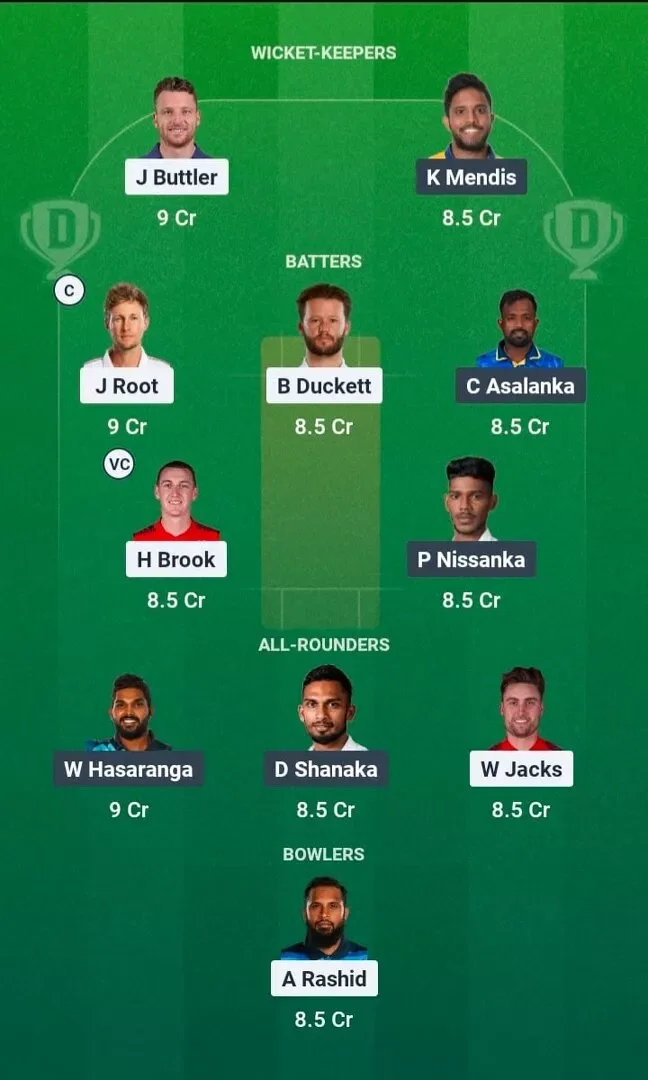 ENG vs SL Dream11 Prediction, Dream11 Playing XI, Today Match 1st, England vs Sri Lanka ODI Series 2026