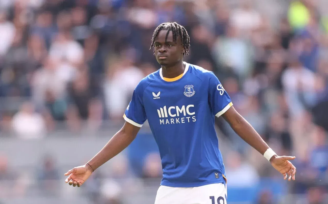 Tyrique George Everton v Manchester United - Premier League 2026/27