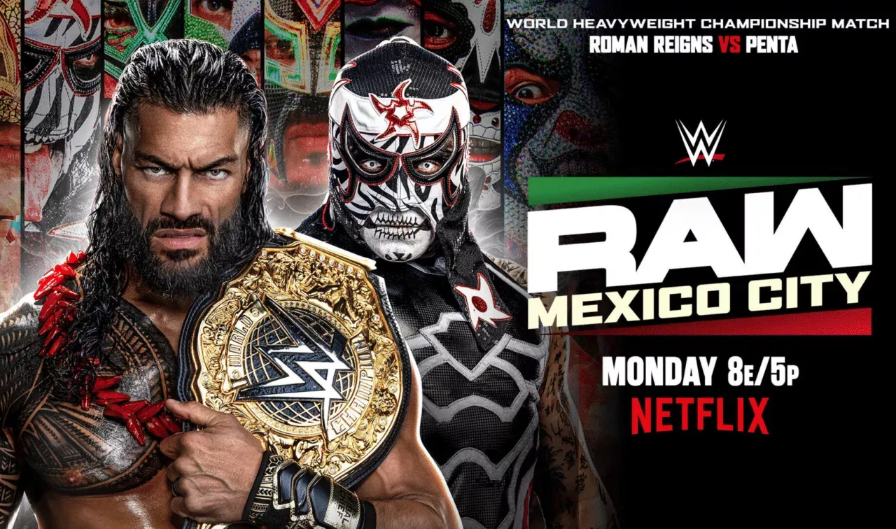 WWE Raw September 11, 26 Roman Reigns vs Penta