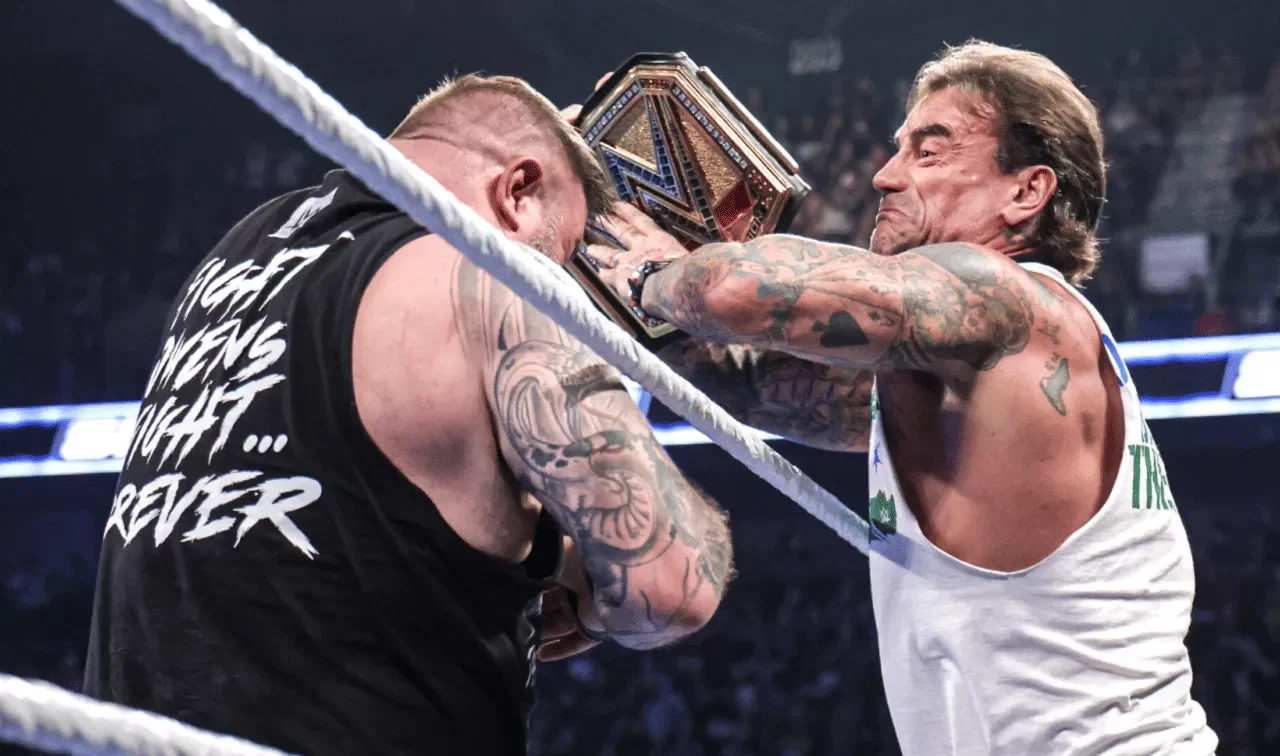 WWE SmackDown September 18, 26 - CM Punk attacks Kevin Owens