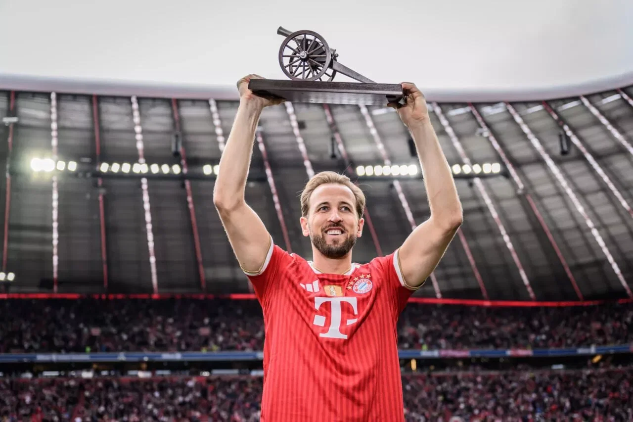 Harry Kane of FC Bayern Munich